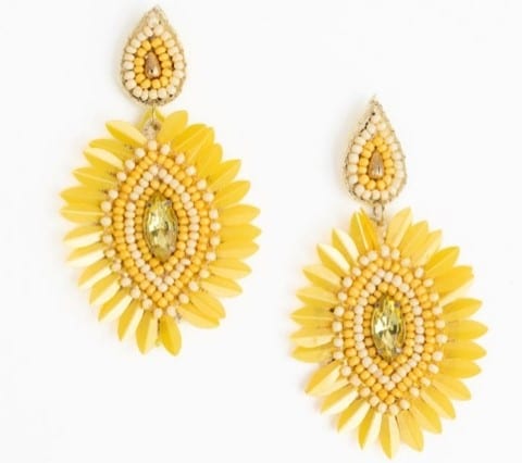Cora Earrings – Yellow